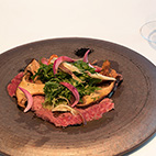 鳥取牛のしゃぶしゃぶ　夏野菜たち