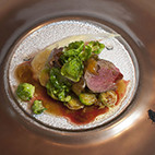 蝦夷鹿の炭火焼き キャベツのクーリ