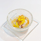 イトヨリ鯛の茶巾蒸し 蕪のyou庵 からすみパウダーで