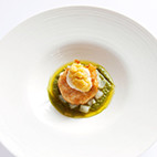 淡路3年とらふぐのフリット 蕪のソースで